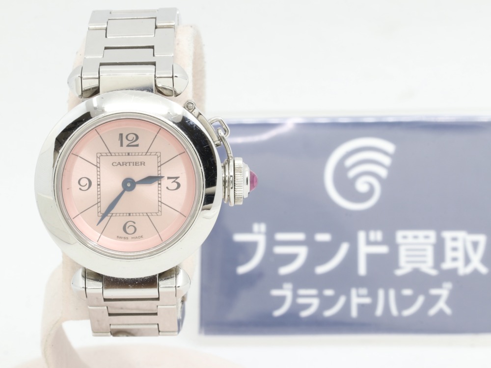 カルティエのミスパシャW3140008腕時計正面